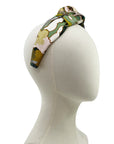 Liberty London Prospect Road Silk Green Silk Knot Headband