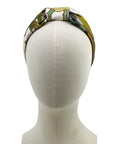 Liberty London Prospect Road Silk Green Silk Knot Headband
