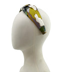 Liberty London Prospect Road Silk Green Silk Knot Headband