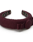 Sustainable Salmon Leather Knot Headband