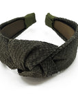 Sustainable Salmon Leather Knot Headband