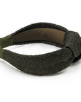 Sustainable Salmon Leather Knot Headband