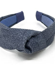 Sustainable Salmon Leather Knot Headband