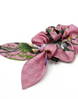 GG Gucci Silk Scarf Floral Scrunchie