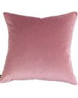 Pink & Blue H's Silk Pocket Square Throw Cushion
