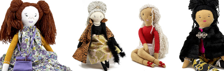 Handmade Heirloom Felt Rag Dolls