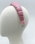 Triple Starbright Braid Bed of Roses Armadillo Headband