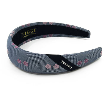 Chanel Men's Tie upcycled Alice Headband