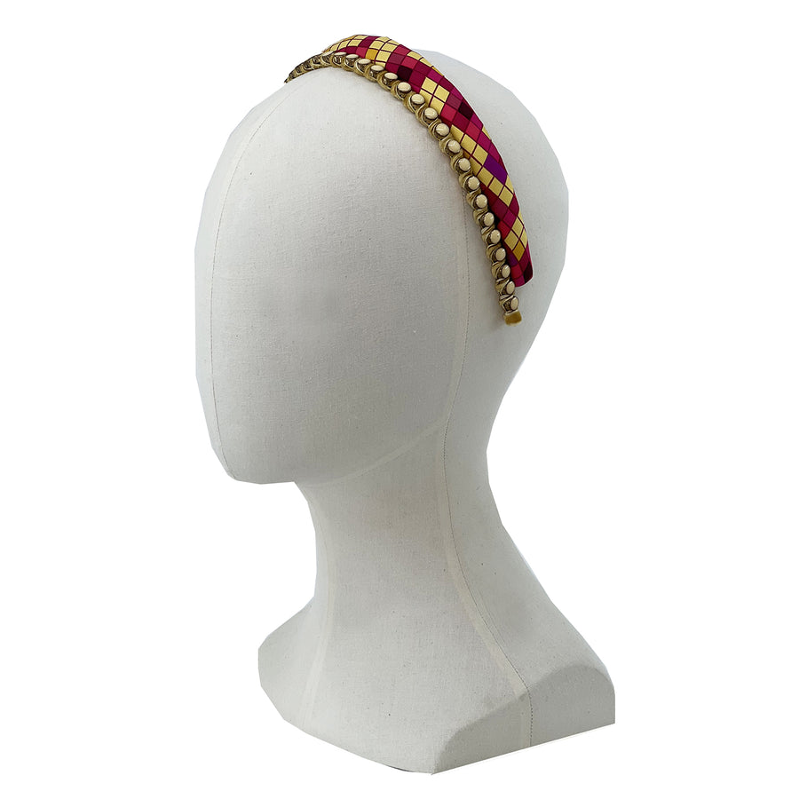 H is for HOT PINK Mosaique Au 24 Layering Headband Set