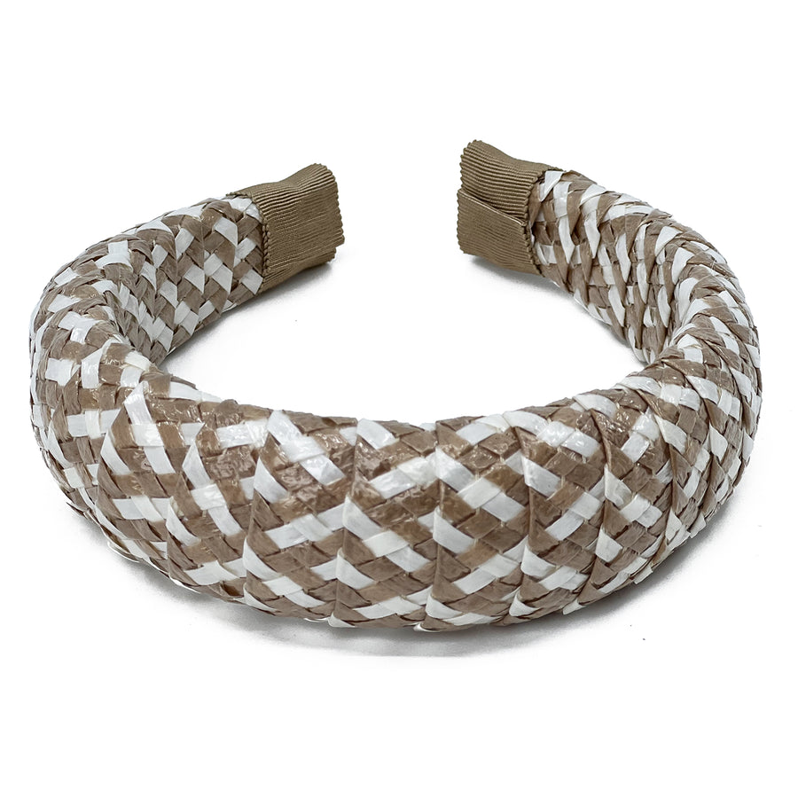 Triple Starbright Latte Lace Armadillo Headband