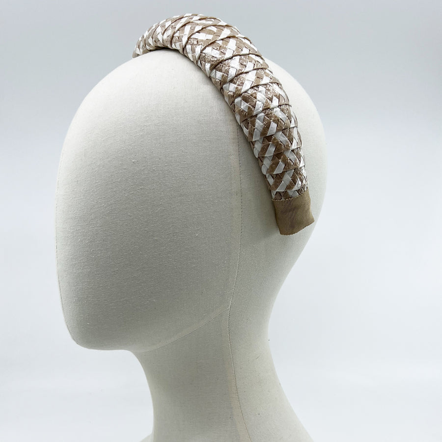 Triple Starbright Latte Lace Armadillo Headband