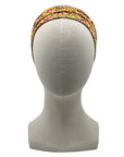 Liberty London Boho Beach Stretch Headband Yellow Floral