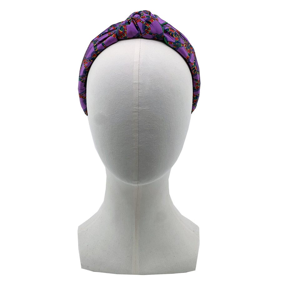 Liberty London Vespertine Silk Centre Knot Headband