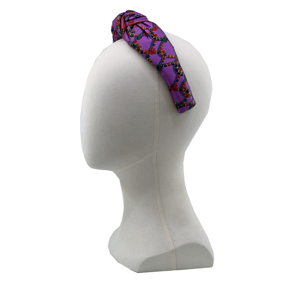 Liberty London Vespertine Silk Centre Knot Headband