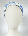 Blue Floral & Pomegranate Padded Alice Headband