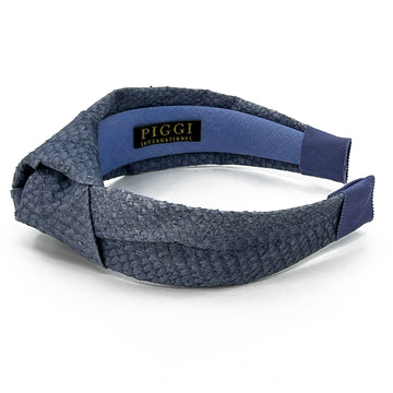 Sustainable Salmon Leather Knot Headband