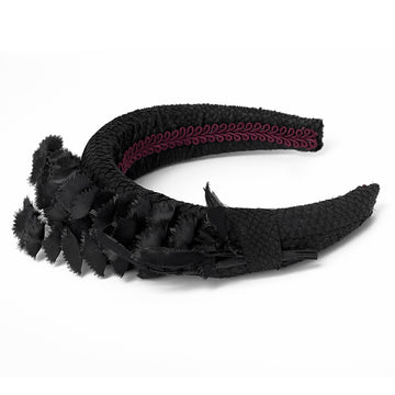 Sustainable Salmon Leather Knot Headband