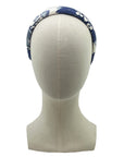 Raoul Textiles Florentina Delft Hand-Printed Belgian Linen Headband