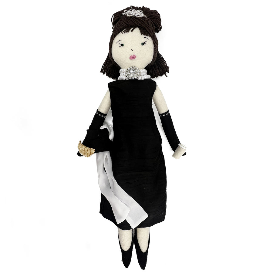 Audrey Hepburn Breakfast at Tiffany's Felt Rag Doll