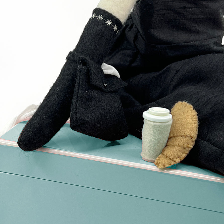 Audrey Hepburn Breakfast at Tiffany's Felt Rag Doll
