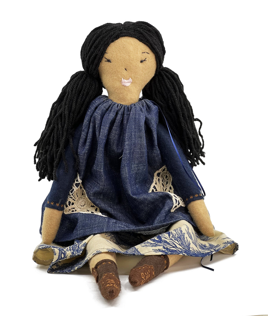'Twins' Heirloom Felt Handmade Dolls - Custom Order