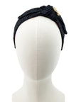 Chanel 31 Rue Cambon Clip-On Earring upcycled silk headband by Piggi