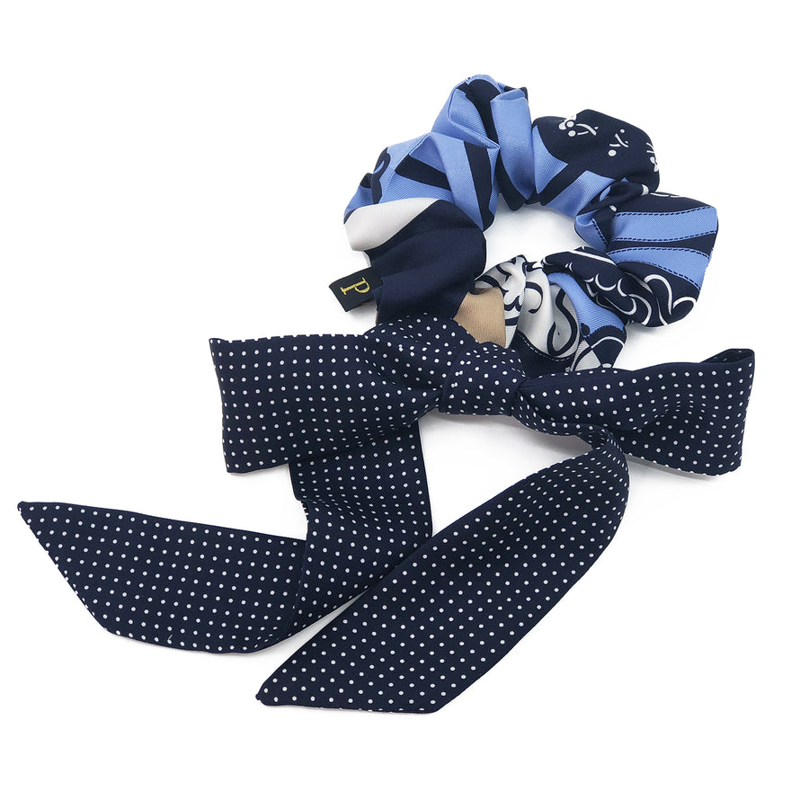 Hermes Festival des Amazones Tato à Pois Scrunchie by Piggi International