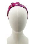 Headband made from Hermes Festival des Amazones Silk Scarf