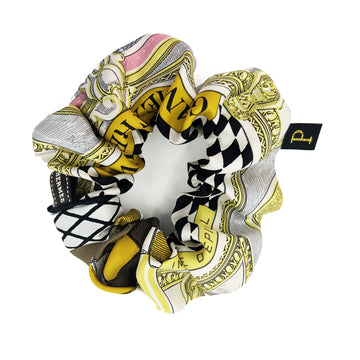 Silk Scrunchie made from Grand Theatre Nouveau Scarf 