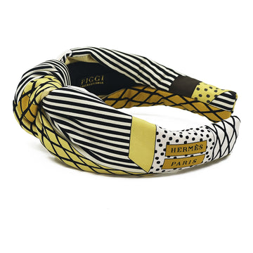Silk Classic Top Knot Headband made from Grand Theatre Nouveau Scarf