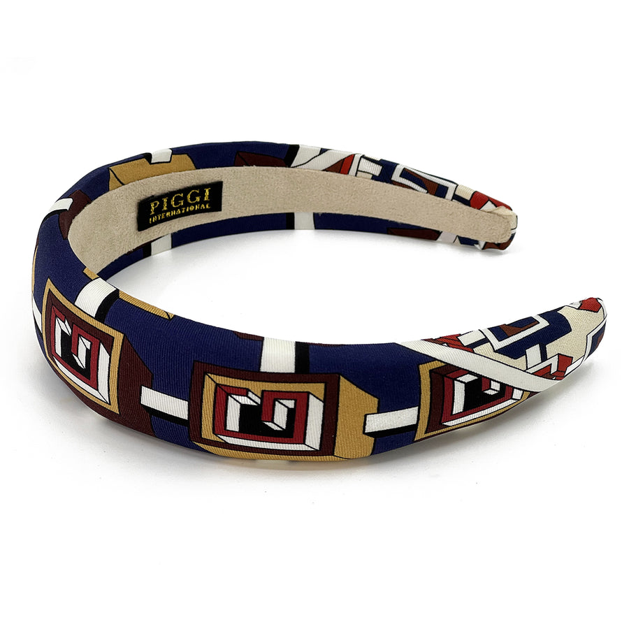 Gucci Geometric Silk Scarf Alice Headband