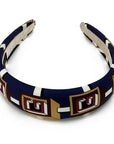 Gucci Geometric Silk Scarf Alice Headband