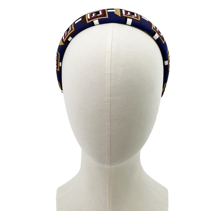 Gucci Geometric Silk Scarf Alice Headband