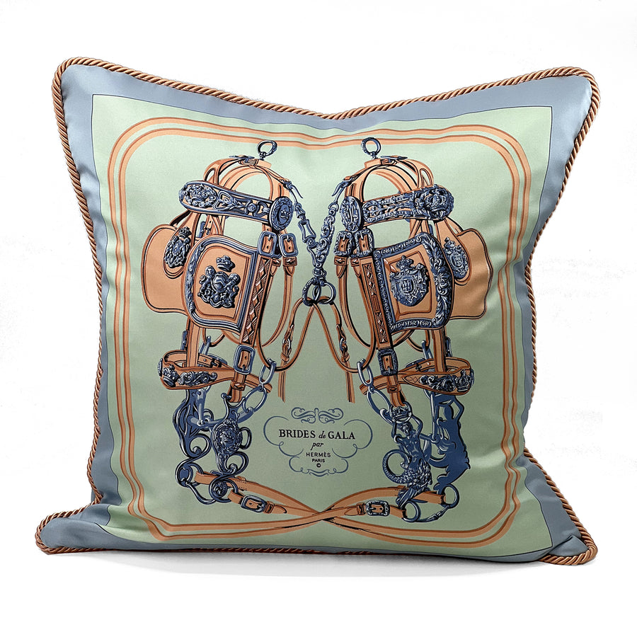 Hermes Brides de Gala Scarf Throw Cushion