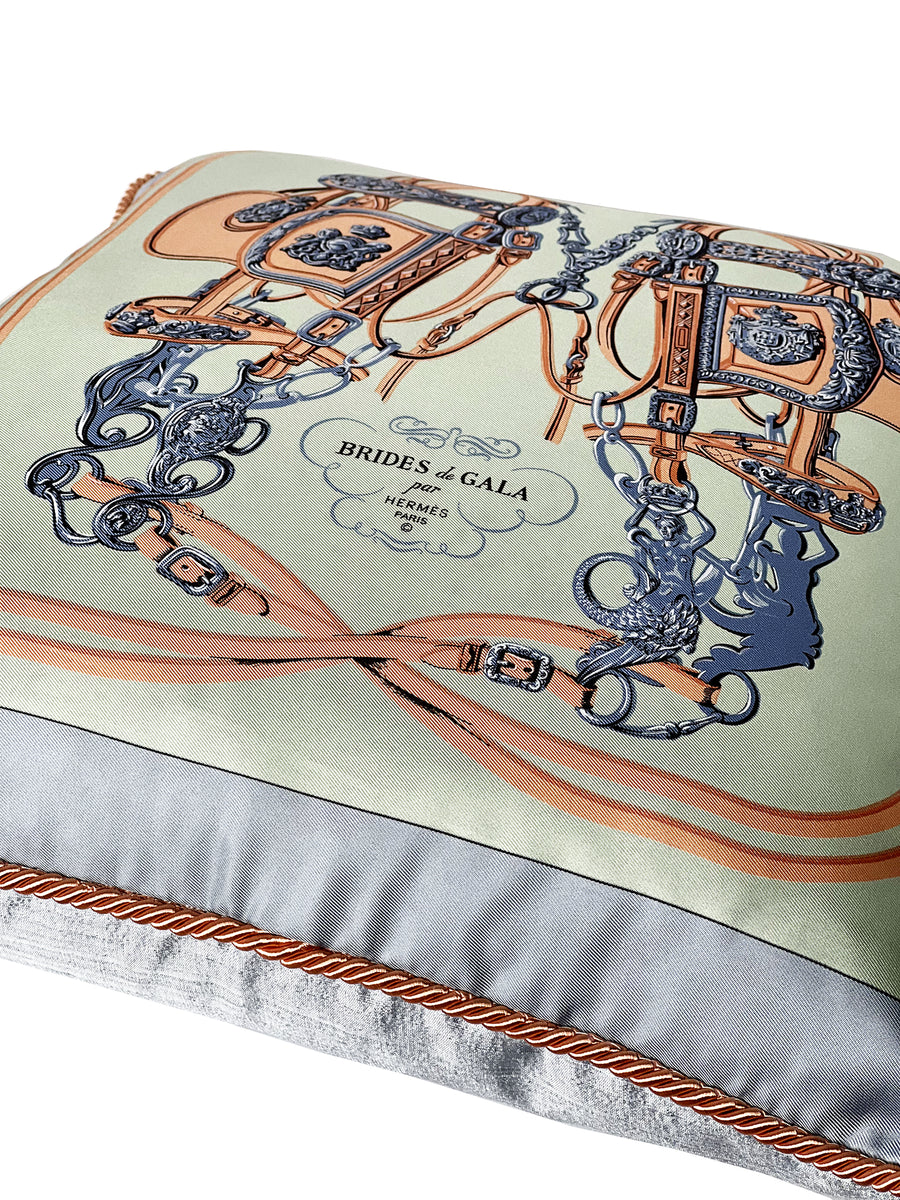 Hermes Brides de Gala Scarf Throw Cushion