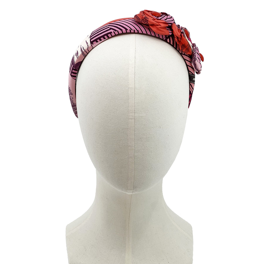 Hermès Jeu des Omnibus et Dames Blanches Headband