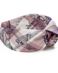 Centre Knot Headband made from Hermès Mors et Gourmettes Vichy