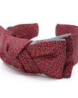 Hermès Red Anchor Men's Tie Double Bow Headband