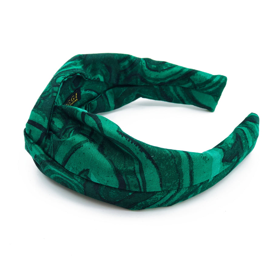Twist Knot Headband made from Tony Duquette Gemstone