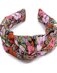 Liberty London Silk Classic Knot Headband in Meadow Song