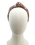 Liberty London Silk Classic Knot Headband in Meadow Song