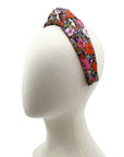 Liberty London Silk Classic Knot Headband in Meadow Song