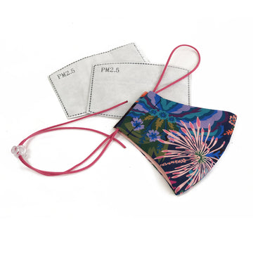 Liberty of London Natasha Coverdale 3 Layer Face Mask with FILTER