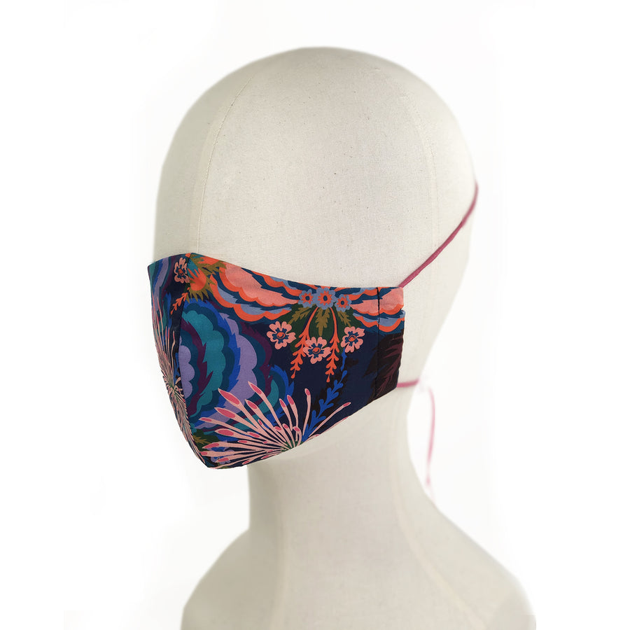 Liberty of London Natasha Coverdale Print 3 Layer Face Mask with Filter