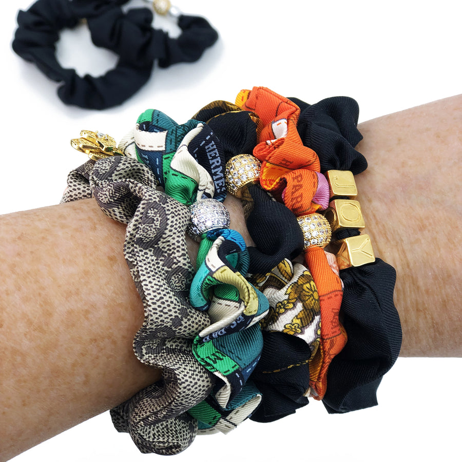 Silk Charm Bracelet made from Bolduc au Carre