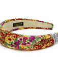 Alice Headband made from Versace Floral Men's Silk Tie