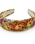 Alice Headband made from Versace Floral Men's Silk Tie