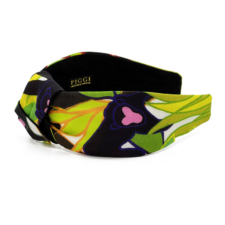 Valentino Monkeys Silk Headband by Piggi