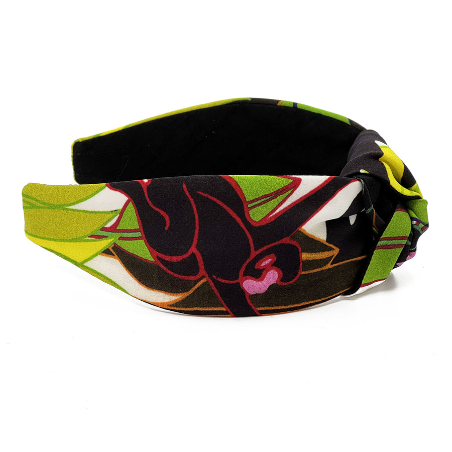 Valentino Monkeys Silk Headband by Piggi